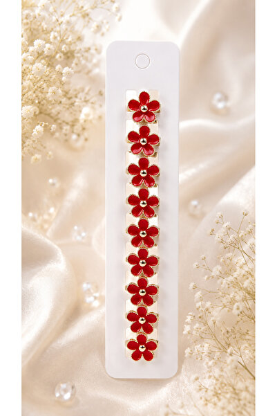Vipfoni Enamel Flower Hair Earrings 10Pcs
