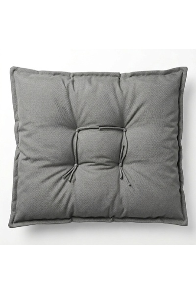 Z Store Pernă de podea de vară rezistentă la apă, gri antracit, 60 x 50 cm