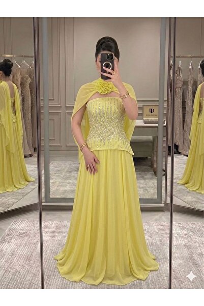 Reem bridal فستان شمس الليمون الملكي