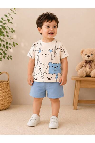 Organic Product DimpleBaby Minik Ayı Çocuk Takımı