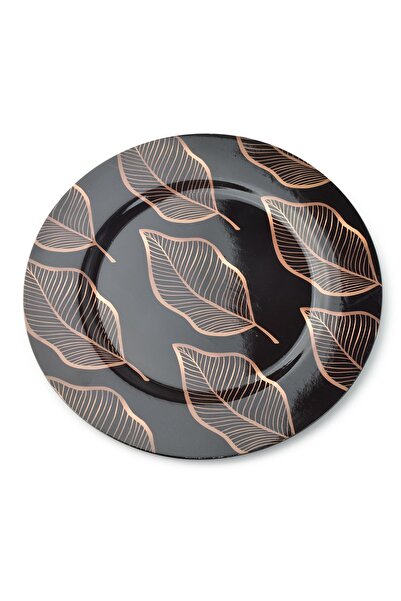 MONDEX Suport decorativ de masă din plastic, alb, 33x33x2 cm