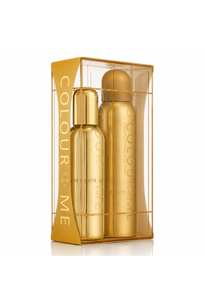 Milton Lloyd Set cadou bărbați COLOUR ME Gold Homme, EDP 90 ml + Body Spray 1...