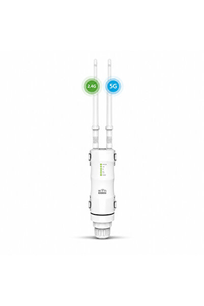ambrasmart Repetor Wireless AP Dual-Band 2.4G și 5G, Extensor de Semnal Wi-Fi...