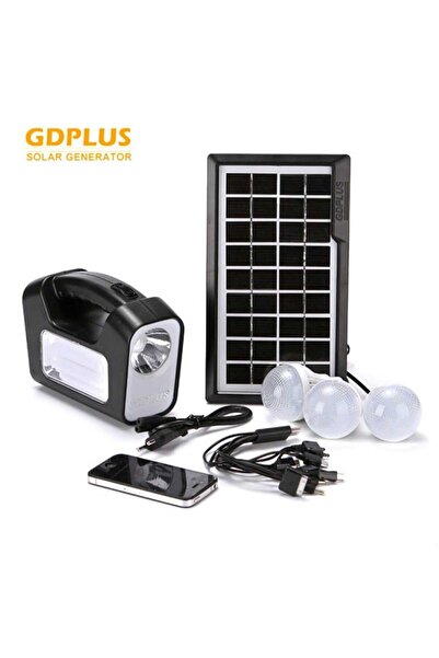 GDPLUS Αυτόνομη ηλιακή λάμπα με 3 λάμπες LED GD-7