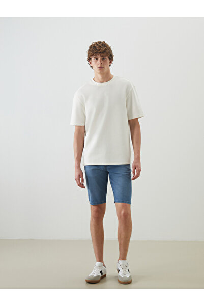 LC Waikiki I Super Skinny Fit Men's Jean Shorts from Freezen Store