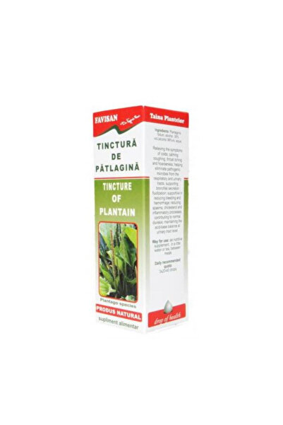 Favisan Tinctura de Patlagina Favisan, 250 ml