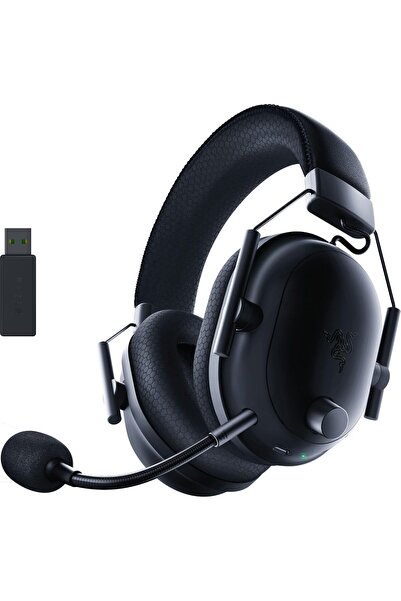 RAZER سماعة الألعاب اللاسلكية بلاك شارك V2 برو (2023): ميكروفون قابل للفصل، إ...