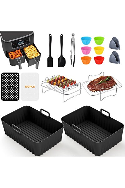 Shuniu Set 17 accesorii pentru friteuza cu aer cald Ninja Foodi AF300EU, AF40...