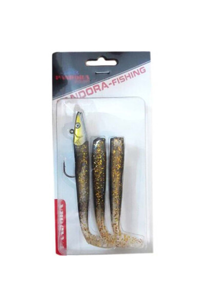 Genel Markalar Pandora Sandeel 10cm 14gr 31 Silikon Yem Gold Bady