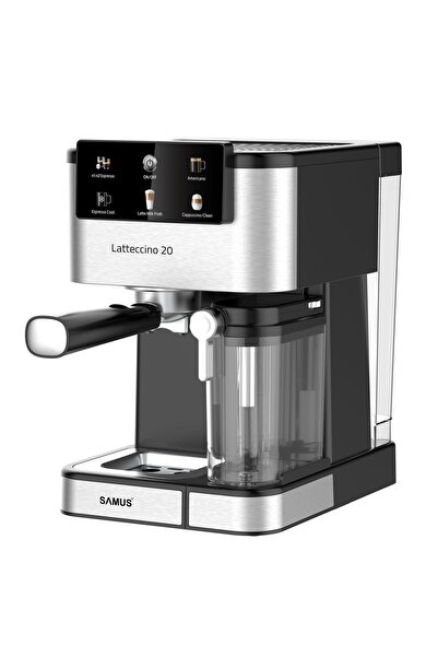 Samus Aparat de espresso LATTECCINO 20, Pompă italiană de 20 de bari, 1350W