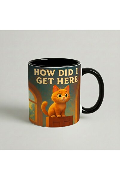 Petgifts Cana Cadou Personalizat Amuzanta Cu Mesaj How Did I Get Here - Ceram...