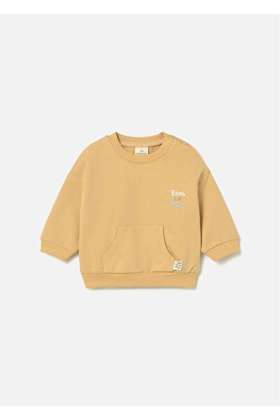 MAYORAL Baby Printed Pocket Sweatshirt Yellow 1487