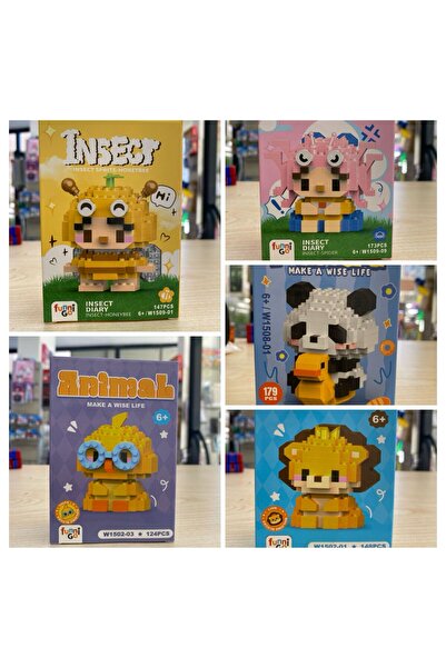 GenelTedarik mini lego bricks karışık desen 5 adet