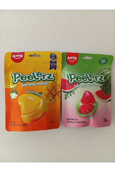 Amos pachet 2 pungi jeleuri, mango&watermelon 2x65g