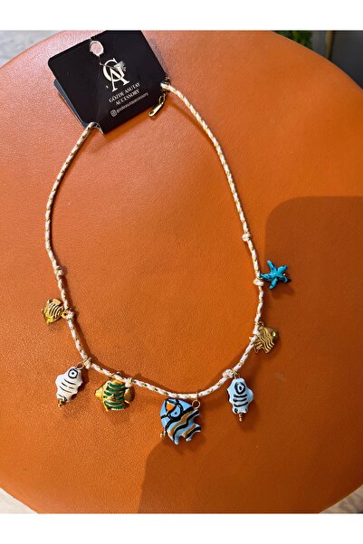 gozdeasutayaccessory Çelik charmlı kolye