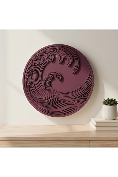 OEM Decor de perete Val Oceanic stratificat, imprimat 3D