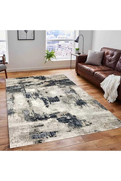 Handpicked Furniture Abstract Blue Rug, Ultra Soft Area Carpets For Bed Room,...