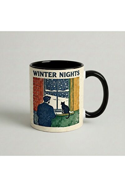 Petgifts Cana Cadou Personalizat Amuzanta Cu Mesaj Winter Nights - Ceramica 3...