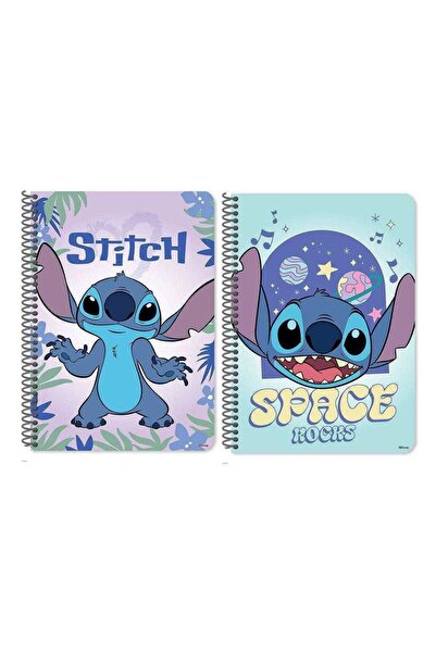 Disney Stitch Σπιράλ τετράδιο δύο θεμάτων 60 σελίδων (Διάφορα σχέδια)