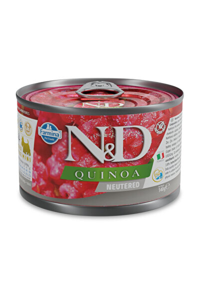 Farmina N&D Quinoa Hrană umedă pentru câini sterilizați Mini 140 g