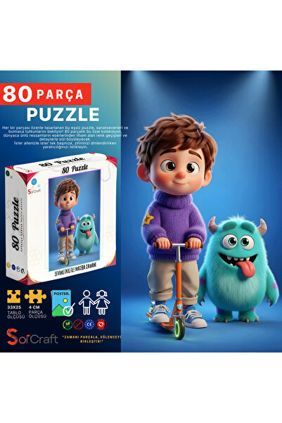 Soi Craft 80 Parça Sevimli İkili ile Macera Zamanı #1126