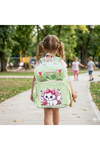 Nico Picture Printed Luxury Fabric Lined Kindergarten and Nursery Bag