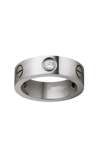 OGHAMAY Kartier Stone Ring Silver Color Number 18