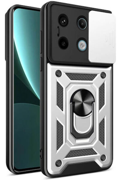 OEM Πίσω Κάλυμμα Σιλικόνης Γκρι (Redmi Note 13 5G) Κωδικός: BA-00365