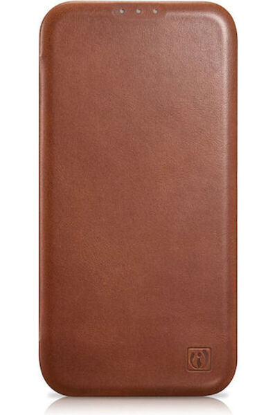 ICARER CE Θήκη Folio Book από Δέρμα Προνομιακής Ποιότητας με Επενδυμένη Λαδοκ...