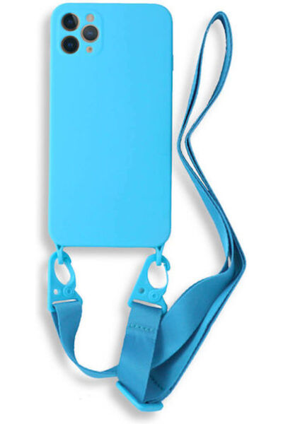 Other Bodycell Θήκη Πλάτης Σιλικόνης με Λουράκι Γαλάζιο (iPhone 11 Pro Max) Κ...