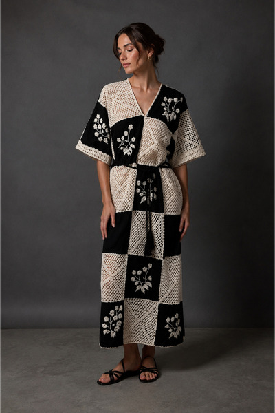 aylin yılmaz VERA PATCHWORK DRESS
