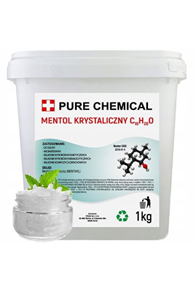 CHOSA Cristale De Mentol, Pure Chemical, 1Kg, Utilizare Sauna Aromaterapie, A...