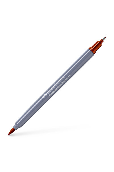 Faber Castell Marker solubil cu 2 vârfuri Goldfaber Bej 187 Faber-Castell