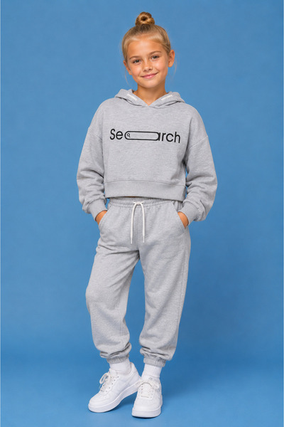 NANİCA Girl's printed crop hoodie sweatshirt 6-16 years - 422309