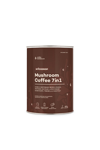 Aura Herbals Mycodrop Cafea cu Ciuperci Pulbere 250 G
