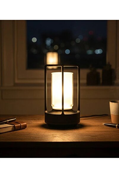 Afra Lighting 116B - 3 FONKSİYONLU ŞARJLI MASA LAMBASI / CCT - SİYAH