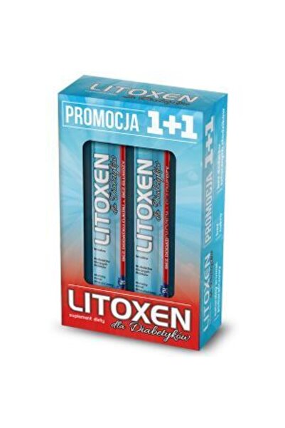 XENICO PHARMA Litoxen Pentru Diabetici Set 1+1 (2X20 Comprimate)