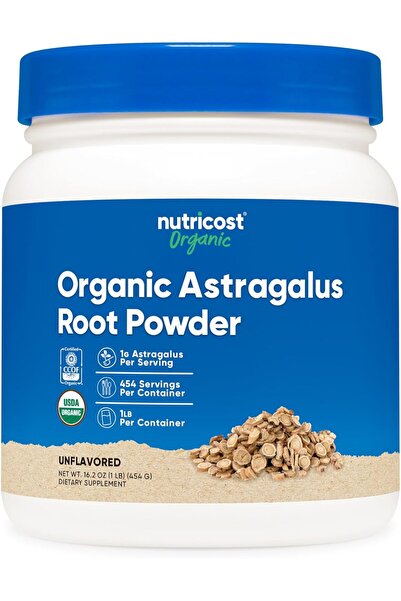 Nutricost Organic Astragalus Root Powder 1LB - Gluten Free, Non-GMO, Vegetarian