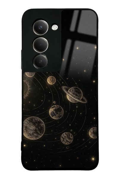 Spoyi Xiaomi Redmi 15 Golden Orrery Design Glossy Phone Case