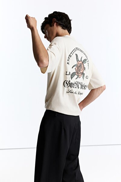 Pull & Bear Guns N' Roses relaxed fit tişört