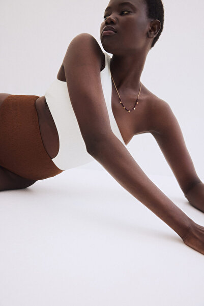 H&M Dolgulu Kuplu ve Tek Omuzlu Mayo High Leg