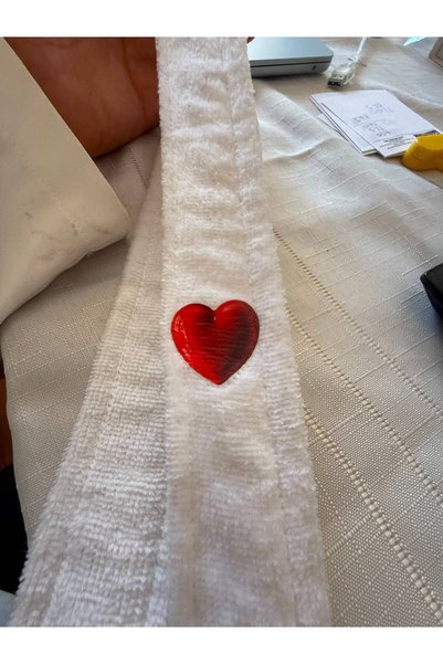 ozlıkaa Hair Styling Belt Heart Printed Heatless Curling Soft Belt