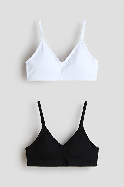 H&M 2'li Dolgulu Kısa Üst