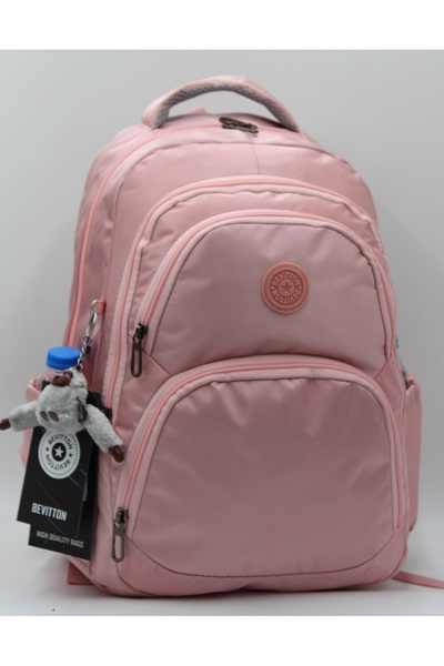 Bevitton Rucsac zilnic din material textil rezistent la apă Rucsac zilnic uni...