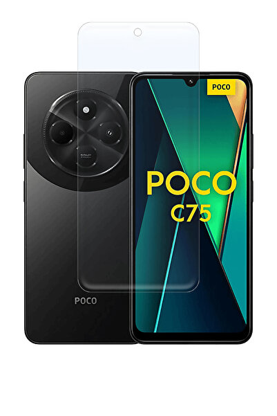 Phonextra واقي شاشة نانو لامع عالي الدقة متوافق مع هاتف Xiaomi Poco C75 5G، ح...