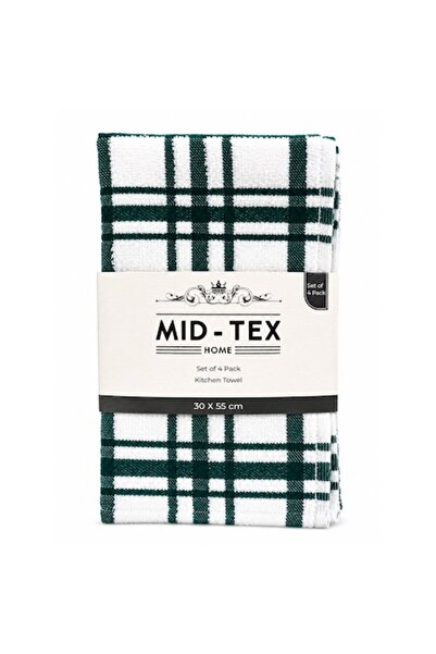 MID-TEX Set 4 Prosoape de bucătărie, absorbante și durabile, modele diverse, ...