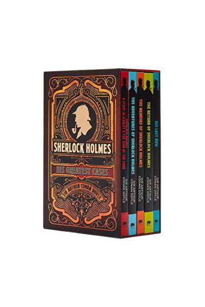 pçs Sherlock Holmes: His Greatest Cases: 5-Book Paperback Boxed Set (Arcturus...