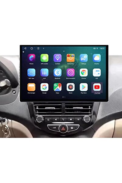 Carplayer شاشة أندرويد أكسنت مقاس 13 بوصة مع إطار بتصميم جديد موديل 2012-2018...