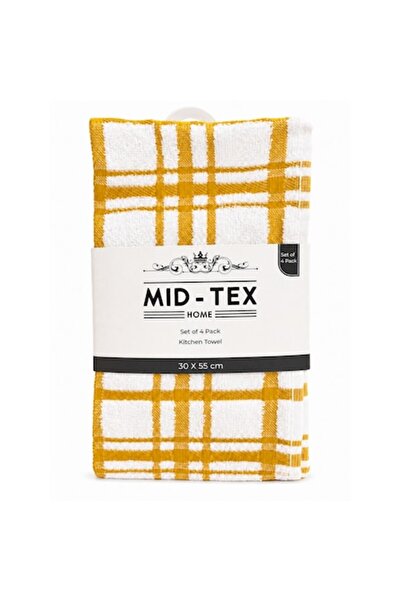 MID-TEX Set 4 Prosoape de Bucătărie, Absorbante și Durabile, Modele Diverse, ...