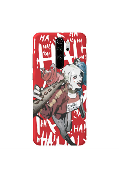 Other Xiaomi Redmi Note 8 Pro Ha Ha Ha Red Colored Silicone TPU Θήκη